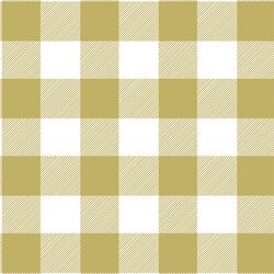 Buffalo Plaid in Brass