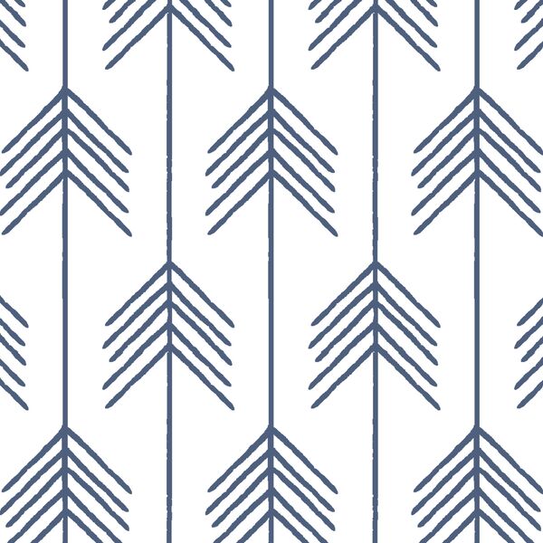 Vanes in Midnight on White