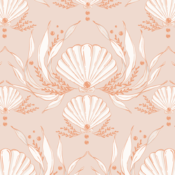 Seashell Damask in Pearl