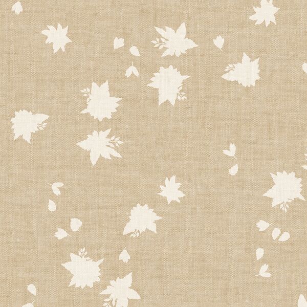 Large Scattered Floral in Tan