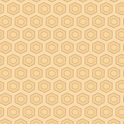 Honeycomb Dreams in Gold