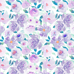 Summer Fling Floral in Lavender