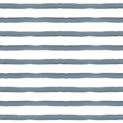 Large Wanderlust Stripe in Indigo