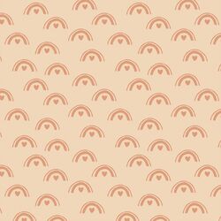 Sweet Rainbow in Peach on Clay