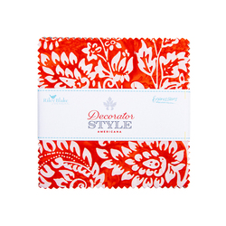 Expressions Batiks 5" Square Pack in Decorator Style Americana