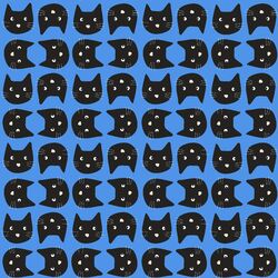 Meow in the Middle in Blue