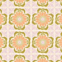 Large Deco Tile in Groovy
