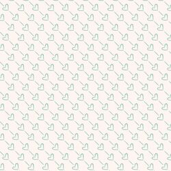 Striped Heart in Celadon