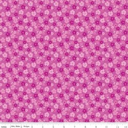Tossed Flowers in Purple