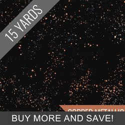 Speckled in Metallic Black - 15 Yard Bolt