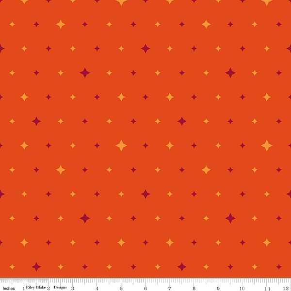 Twinkle Stars in Orange