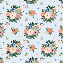 Small Deco Bouquet in Cloudy Blue