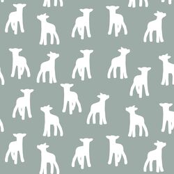 Lamb Silhouette in Eucalyptus