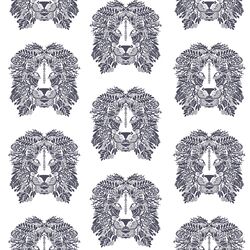 Lions Head in Ink