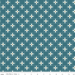 Quilt Squares in Teal