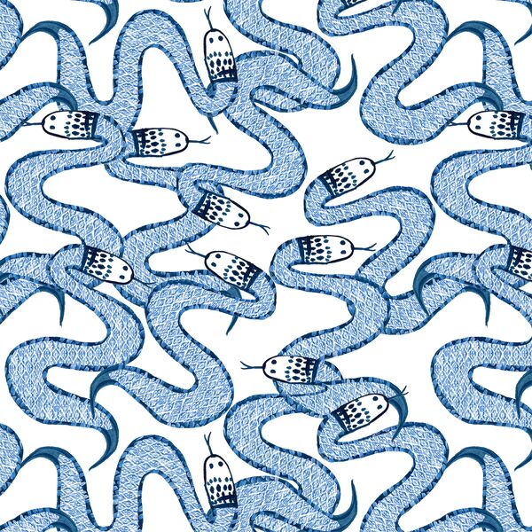 Serpents in Cobalt