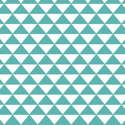 Triangle Mosaic in Seafoam