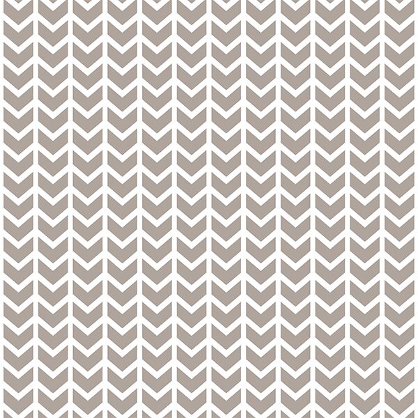 Broken Chevron in Taupe