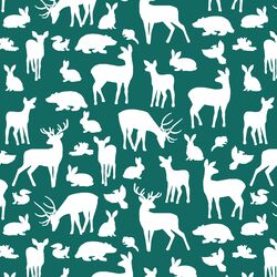 Forest Friends in Emerald
