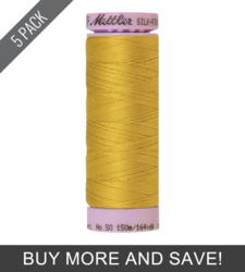 Nugget Gold (9105-0117) - Silk Finish Cotton 50wt - 164 Yards (5 Pack)