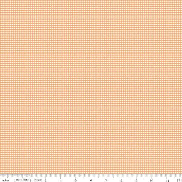 Micro Gingham in Marmalade