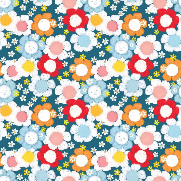 Little Daisy Bouquet in Topaz