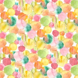 Watercolor Dots in Tropical