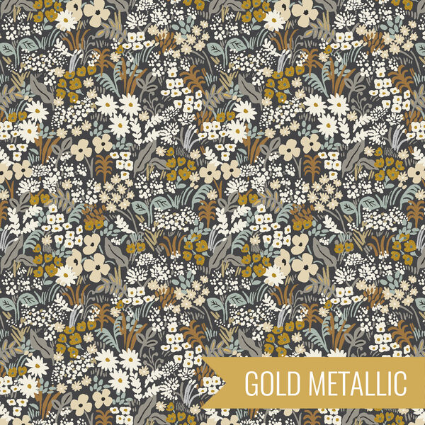 Meadow in Grey Multi Metallic