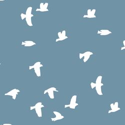 Flock Silhouette in Marine
