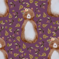 Autumn Bear in Plum