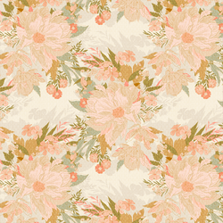 Orlando Floral in Light Cream