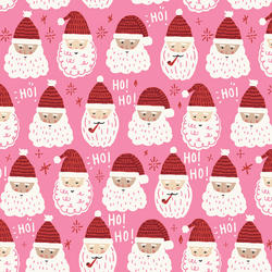 Father Christmas in Sachet Pink