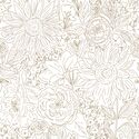 Paperie in Golden Bloom on White