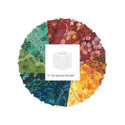 Desert Blooms Batiks Fat Quarter Bundle
