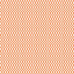 Neo Checkerboard in Tangerine