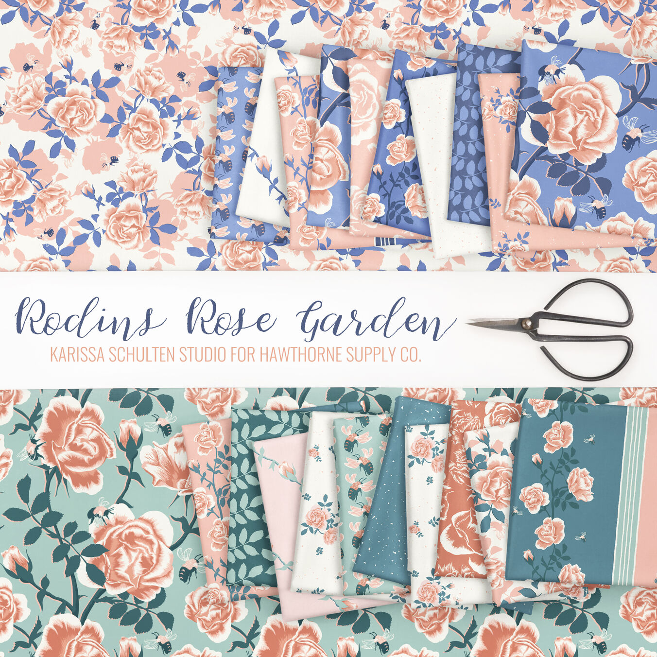 Rodin's Rose Garden Poster Image