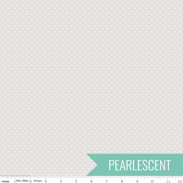Polka Dot in White Pearl