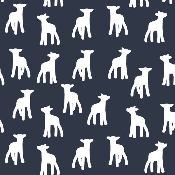 Lamb Silhouette in Eclipse