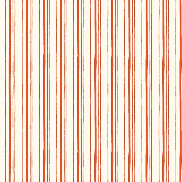 Sweet Peppermint Stripe in Jolly Red