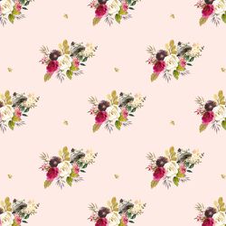 Large Woodland Bouquet in Pale Peach