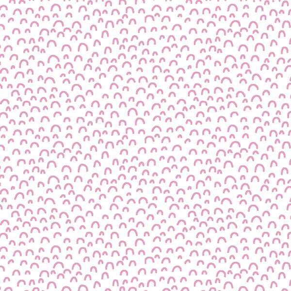 Doodle in Begonia on White