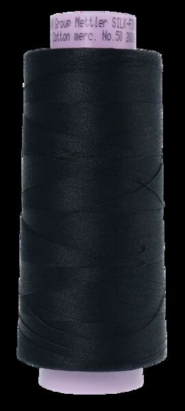 Black (9150-4000) - Silk Finish Cotton 50wt - 2000 Yards
