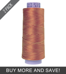 Lions Mane (9090-9856) - Silk Finish Cotton Multi 50wt - 1500 Yards (2 Pack)