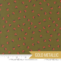 Little Ladybugs in Grass Metallic