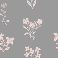 Canadian Wildflowers in Blue Gray