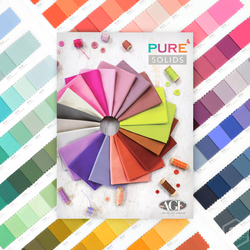 Pure Solids Color Swatch Card Panel