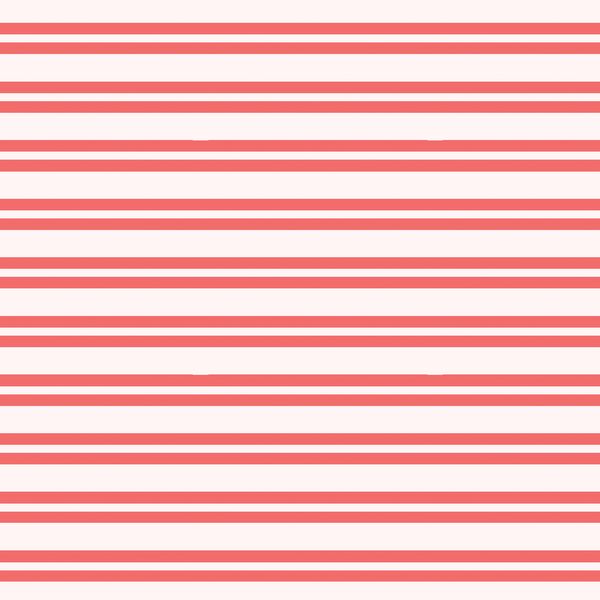 Twin Stripe in Rouge