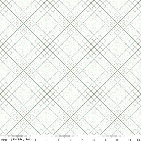 Grid in Teal