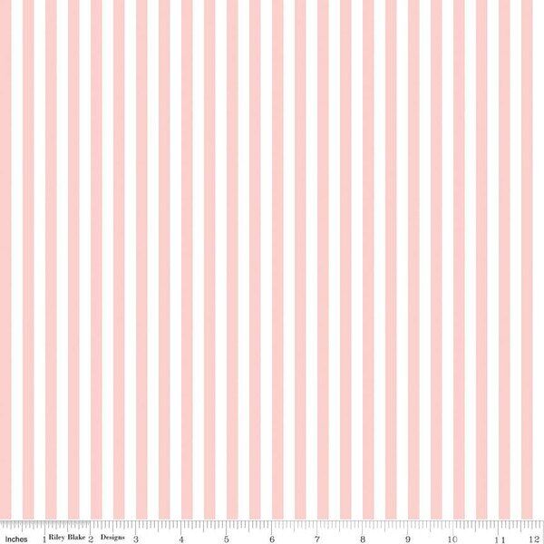 1/4" Stripe in Baby Pink