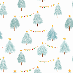 Snowy Trees in Winter